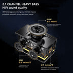 JOYIDEAVA 40W Bluetooth Speaker Ultra Deep Bass Wireless Stereo Speaker
