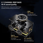 JOYIDEAVA 40W Bluetooth Speaker Ultra Deep Bass Wireless Stereo Speaker