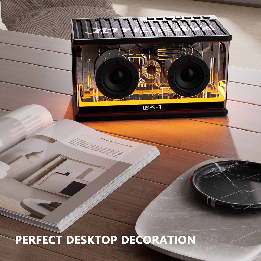 JOYIDEAVA 40W Bluetooth Speaker Ultra Deep Bass Wireless Stereo Speaker