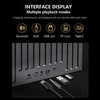 JOYIDEAVA Bluetooth Speaker 40W Ultra Heavy Bass Speaker